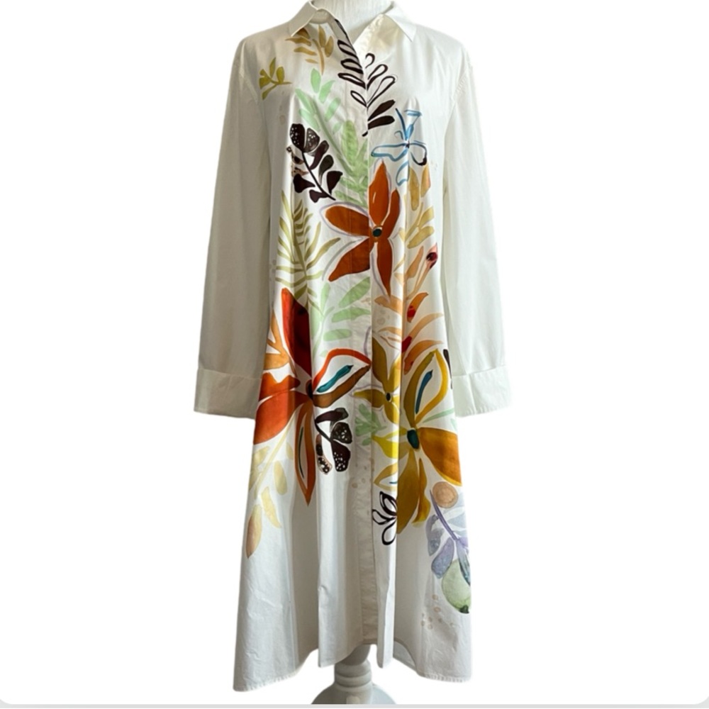 Lafayette 148 New York Porto Floral-Print Shirt Dress
Vibration shirt dress - Picture 4 of 14